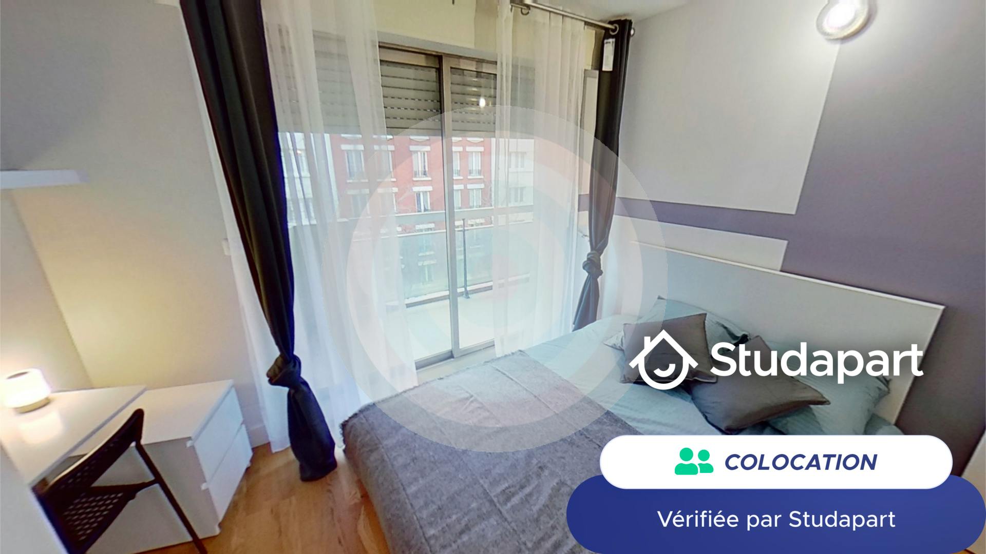Private room for rent on Boulevard Murat, Paris - Vue 3