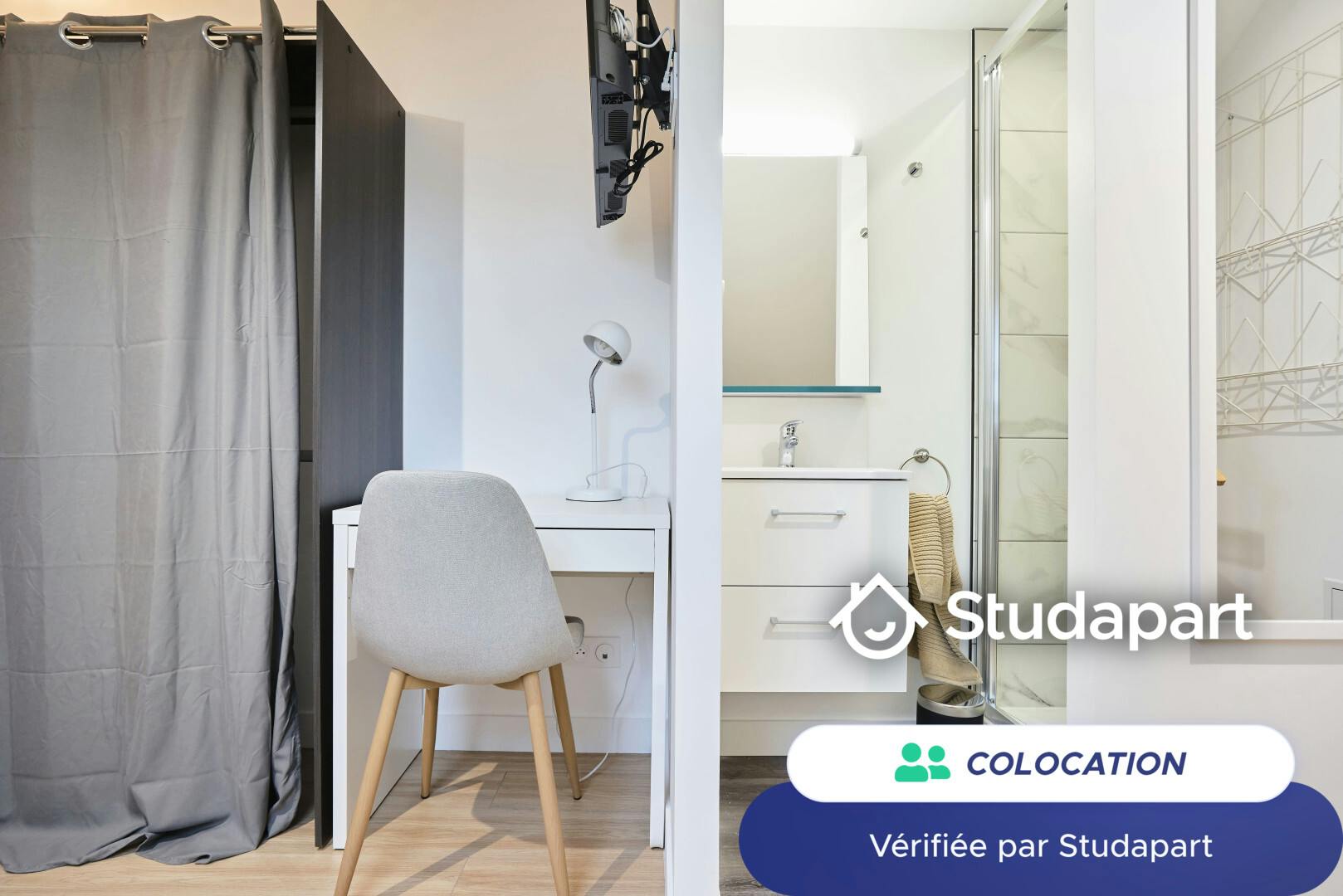 Private room for rent on Rue d'Artois, Lille - Vue 4