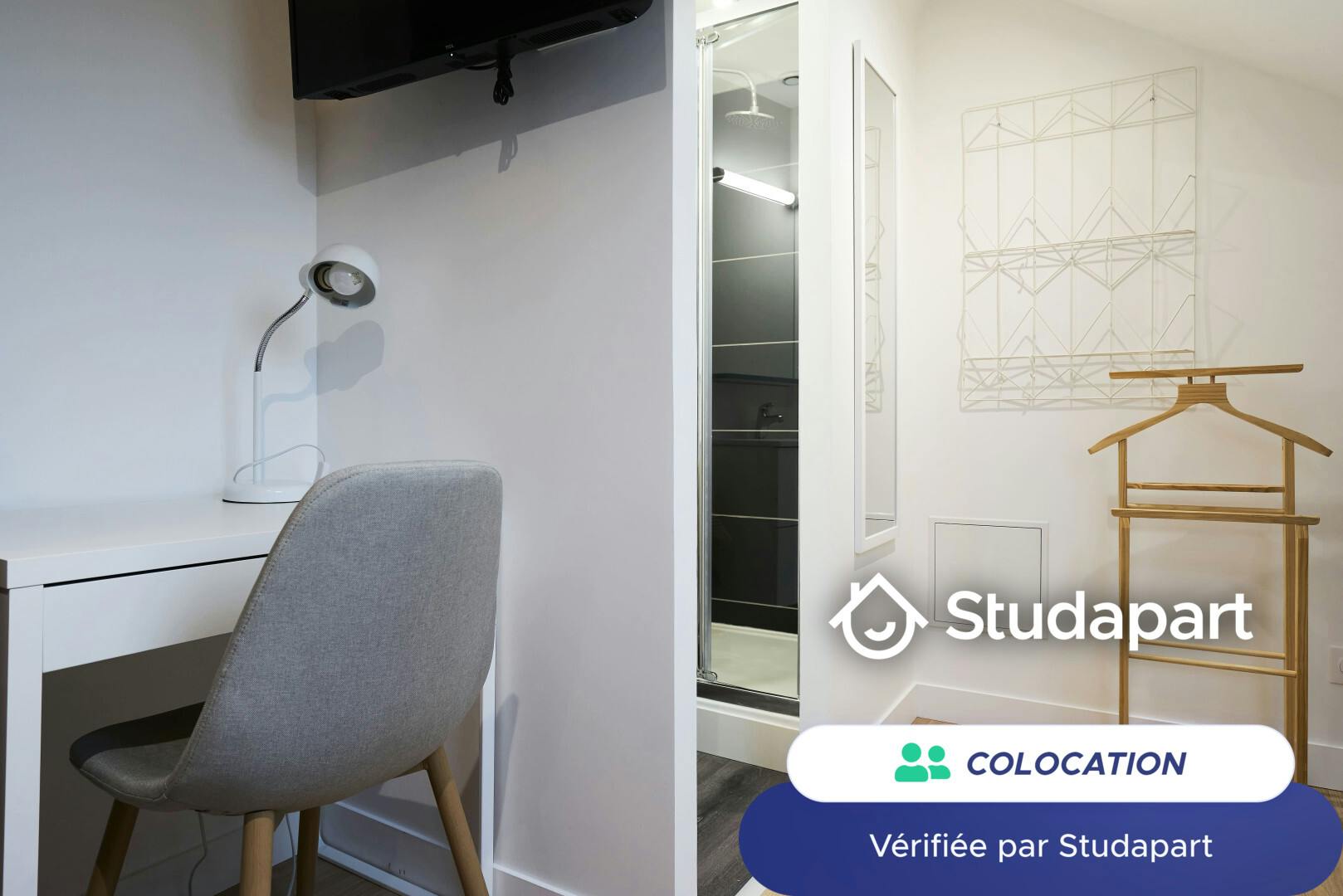 Private room for rent on Rue d'Artois, Lille - Vue 3