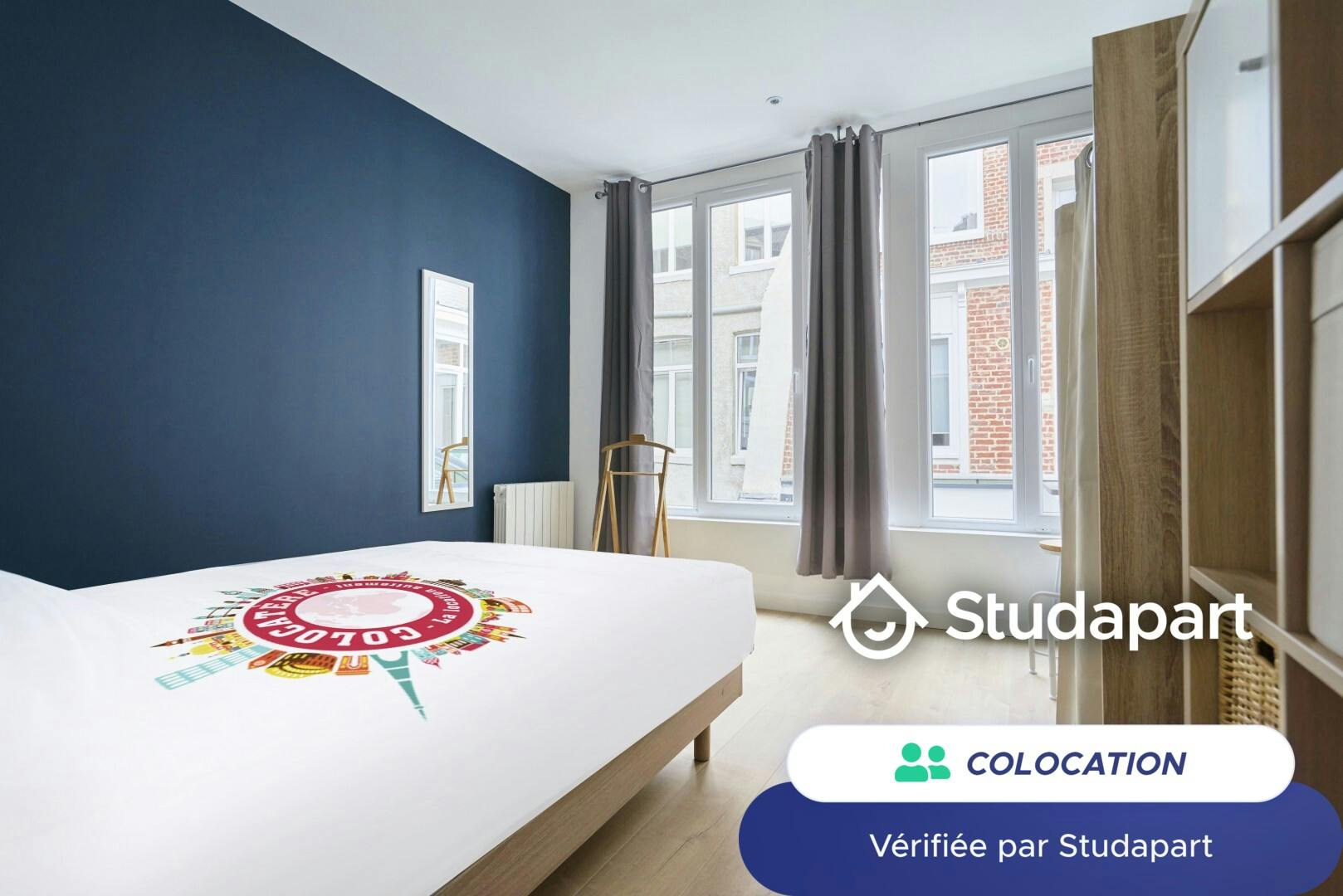 Private room for rent on Rue Nationale, Lille - Vue 3