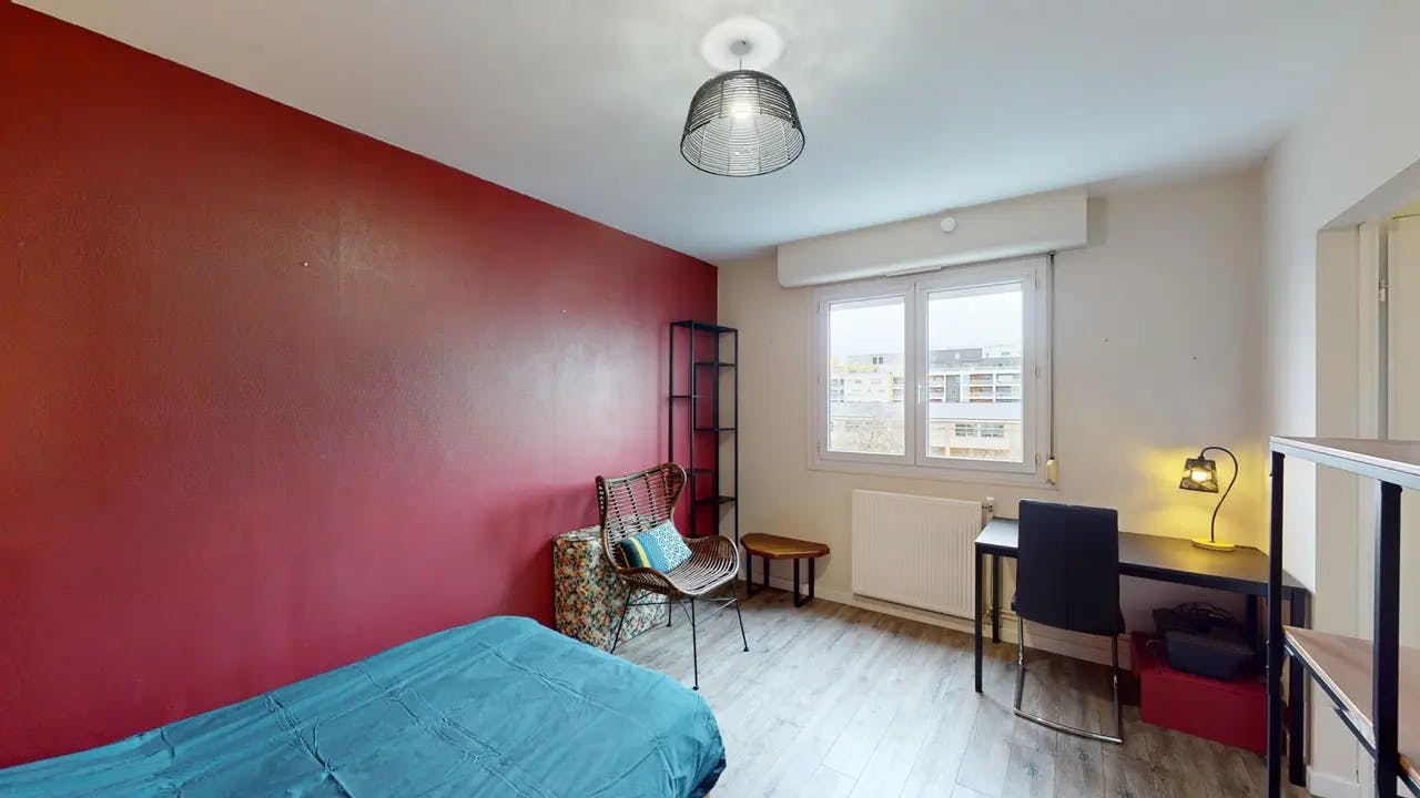 Monolocale in affitto a 590 € al mese a Rennes, Square René Coty