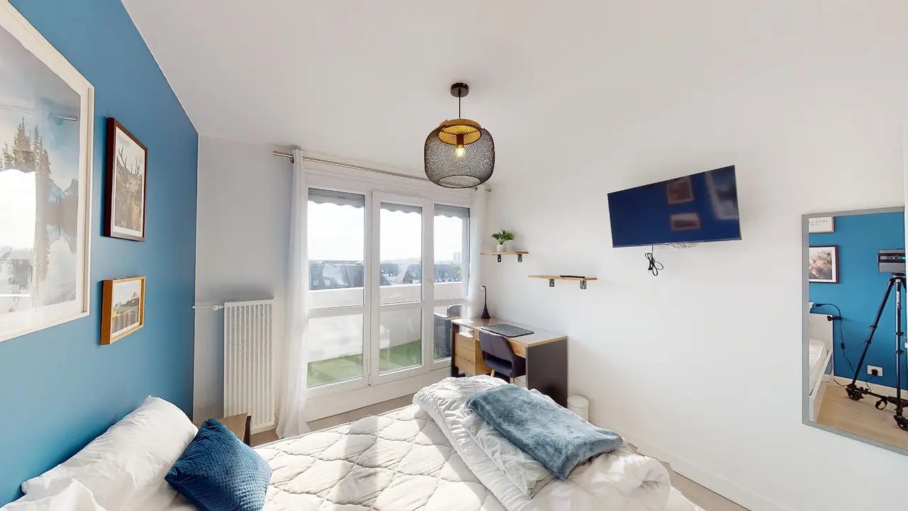 Chambre privée à louer pour 420 €/mois à Tours, Rue Lord Byron