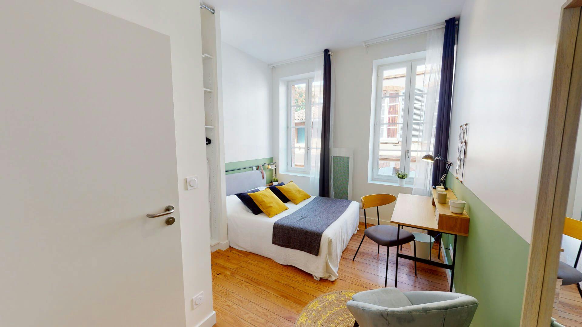 Single room Toulouse, 1 bed, 12m² — photo 2