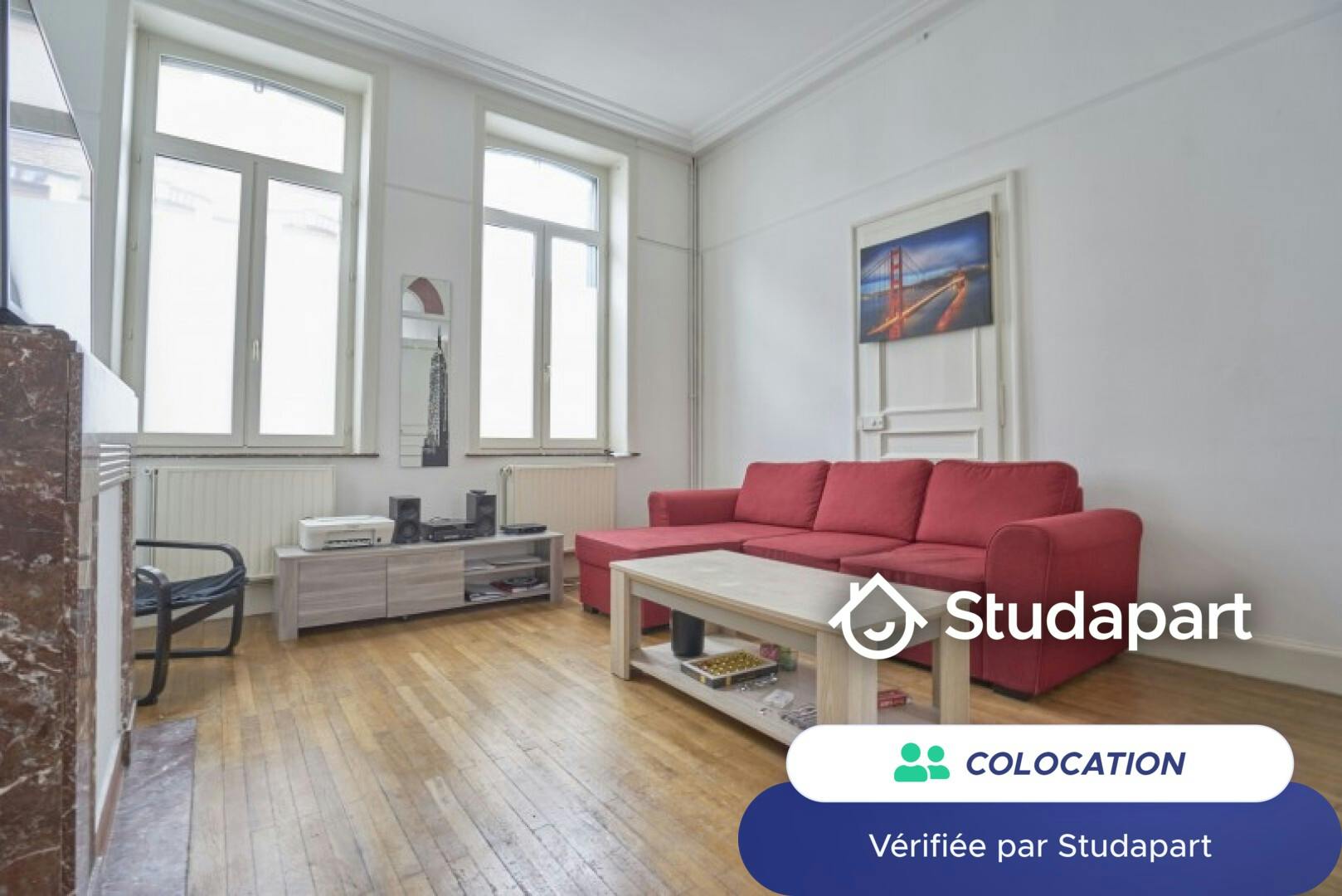 Private room for rent on Rue de Bouvines, Lille - Vue 3