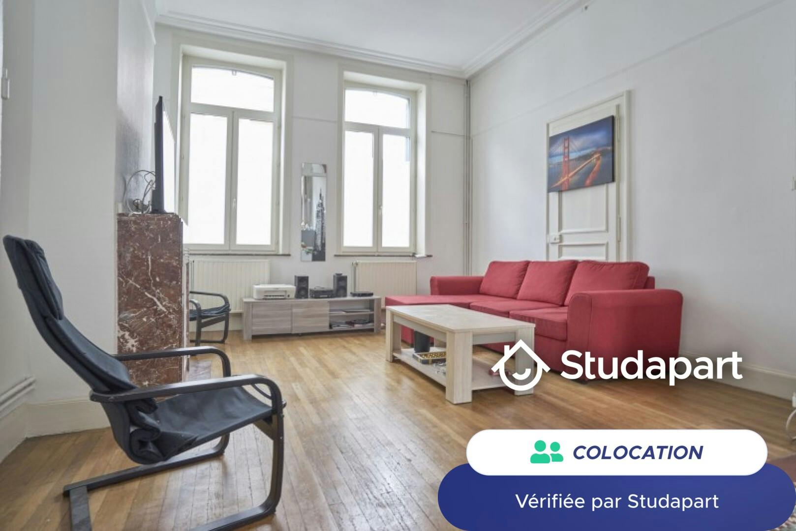 Private room for rent on Rue de Bouvines, Lille - Vue 4