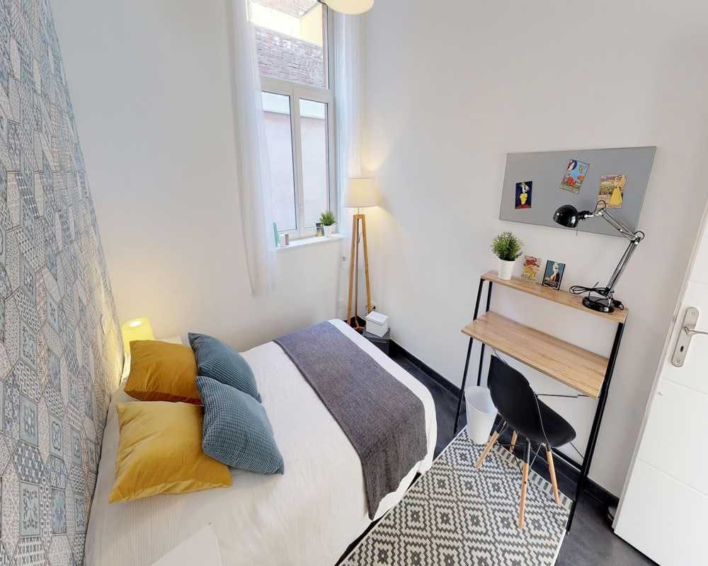 Quarto privado para alugar por € 370 por mês em Lille, Rue de Wazemmes