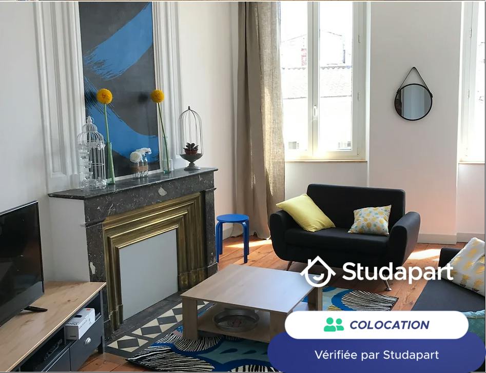 Private room for rent on Rue Huguerie, Bordeaux - Vue 3
