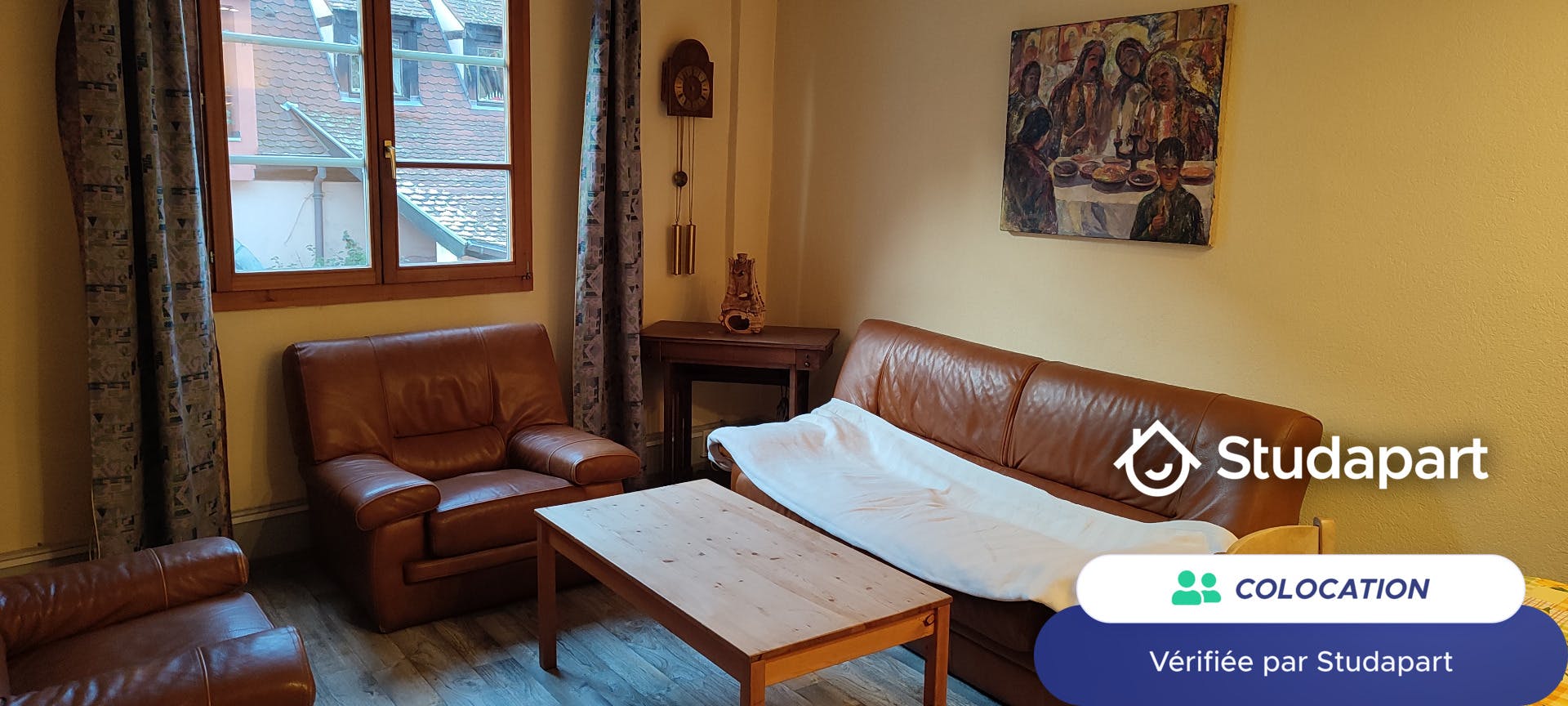 Cameră privată de închiriat pentru 340 EUR pe lună în Colmar, Rue de la Herse