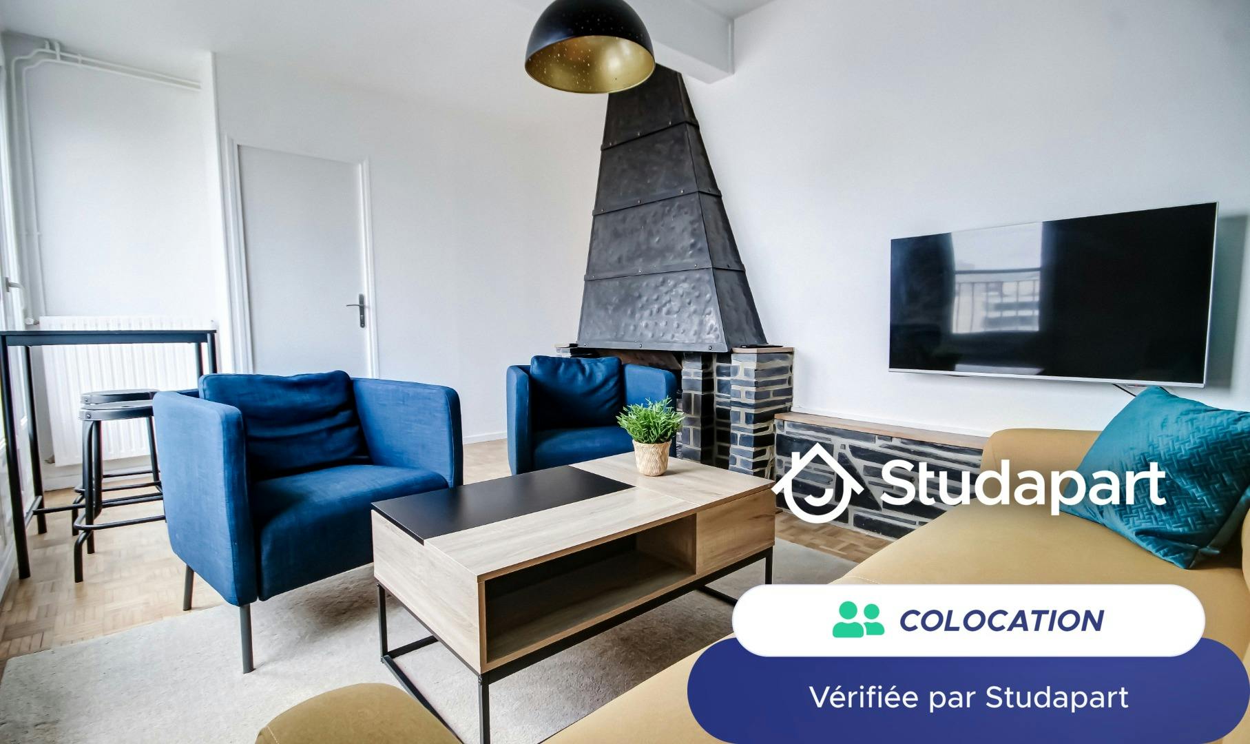 Private room for rent for €550 per month in Rennes, Rue de Brest