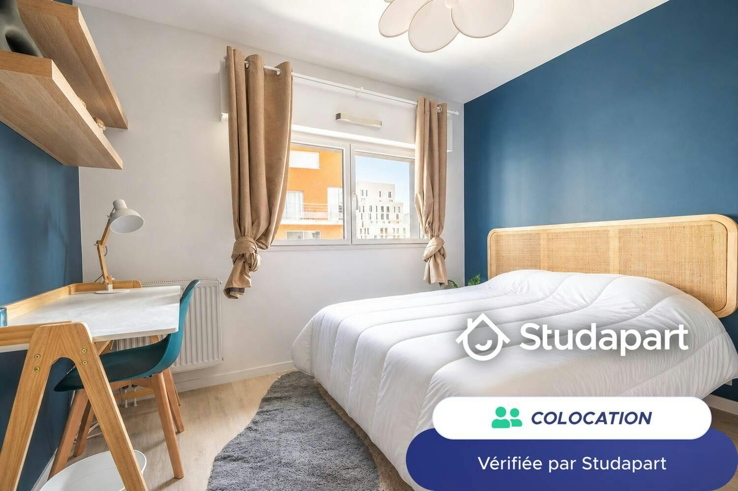 Private room for rent on Boulevard de l'Estuaire, Nantes - Vue 4