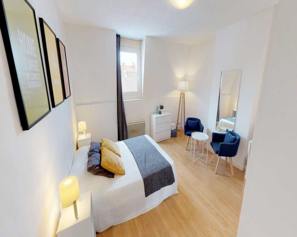 Privé kamer te huur voor € 545 per maand in Lille, Rue des Postes