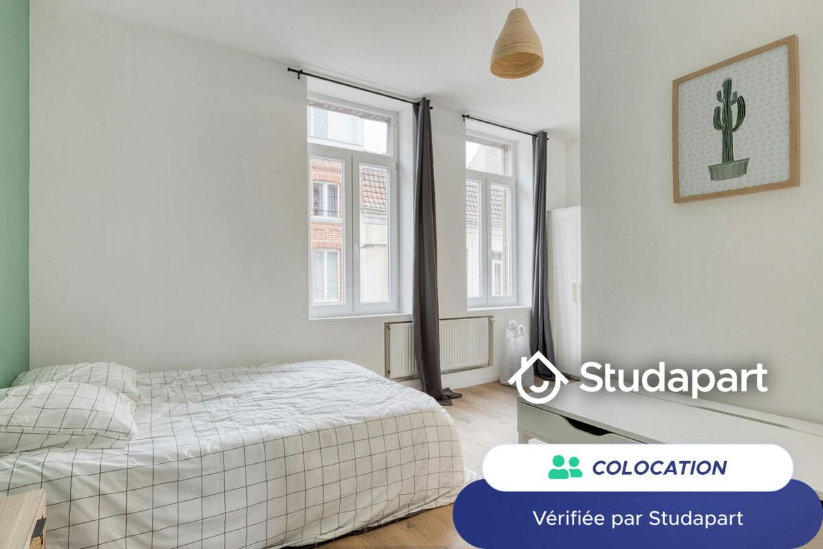 Private room for rent on Rue Condorcet, Lille - Vue 5