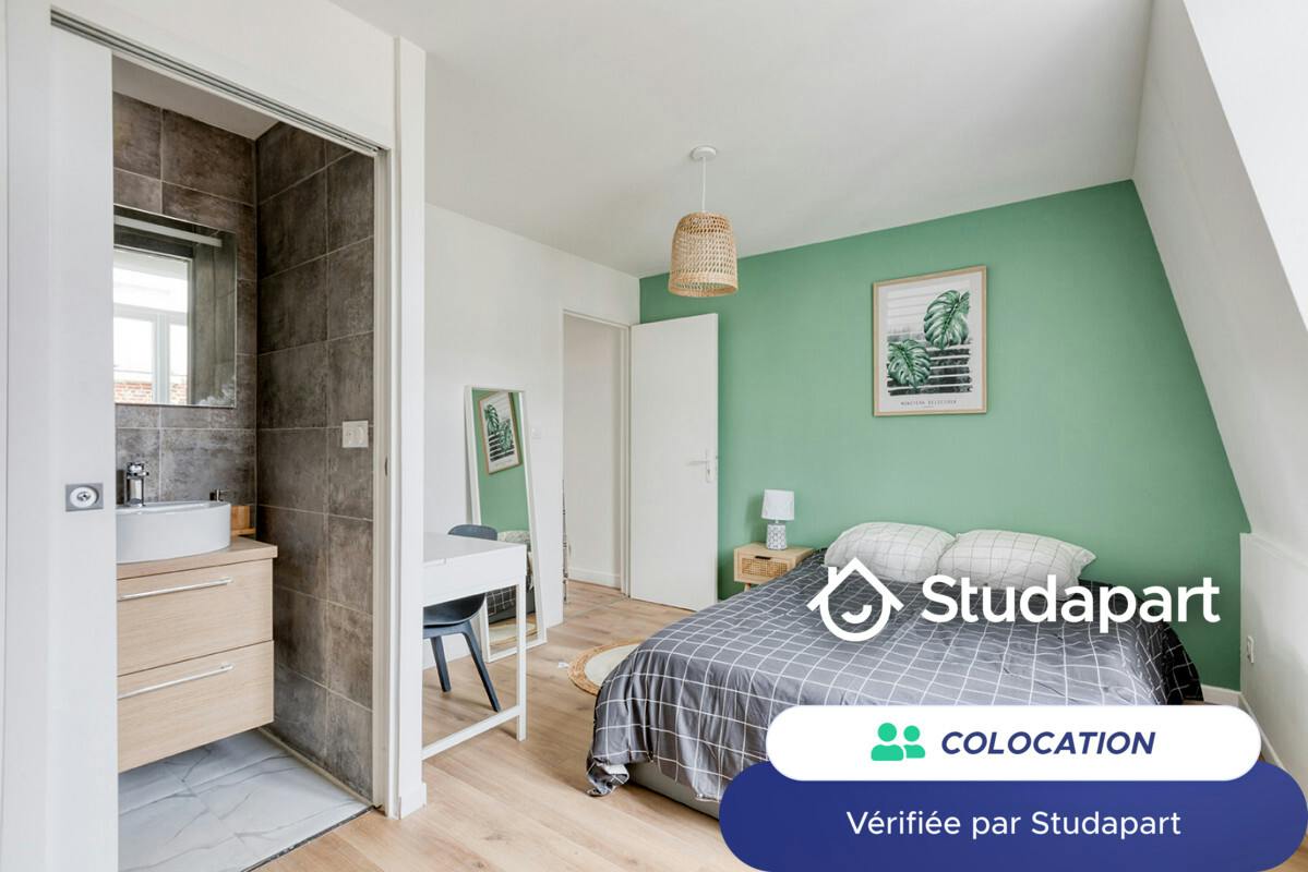 Private room for rent on Rue Condorcet, Lille - Plus