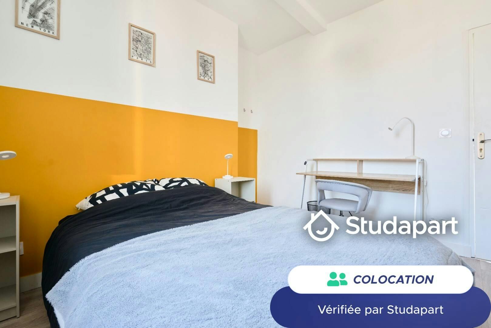 Private room for rent on Rue du Marais, Lille – pohled 6