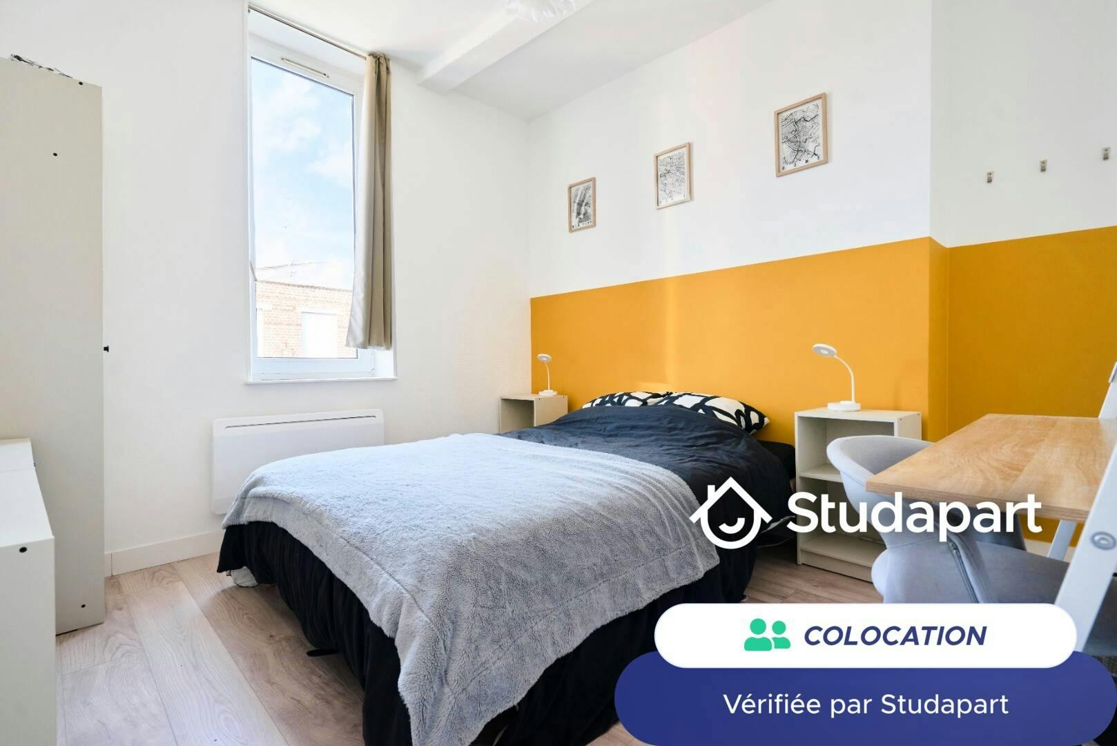 Private room for rent on Rue du Marais, Lille – pohled 5
