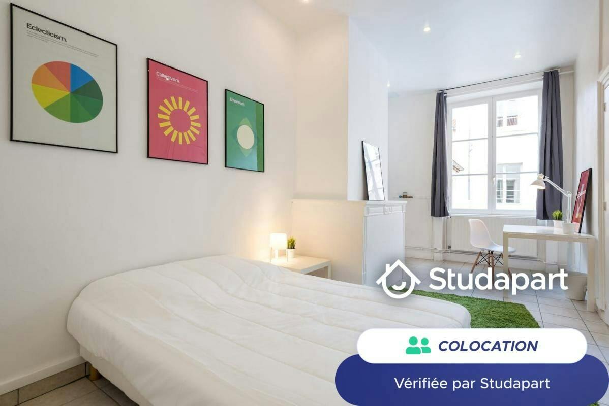 Private room for rent on Rue de l'Ancienne Préfecture, Lyon - Vue 4