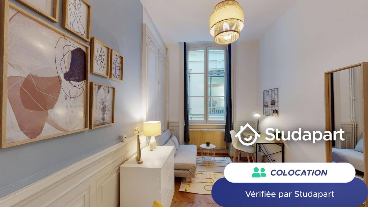 Private room for rent on Rue Mulet, Lyon
