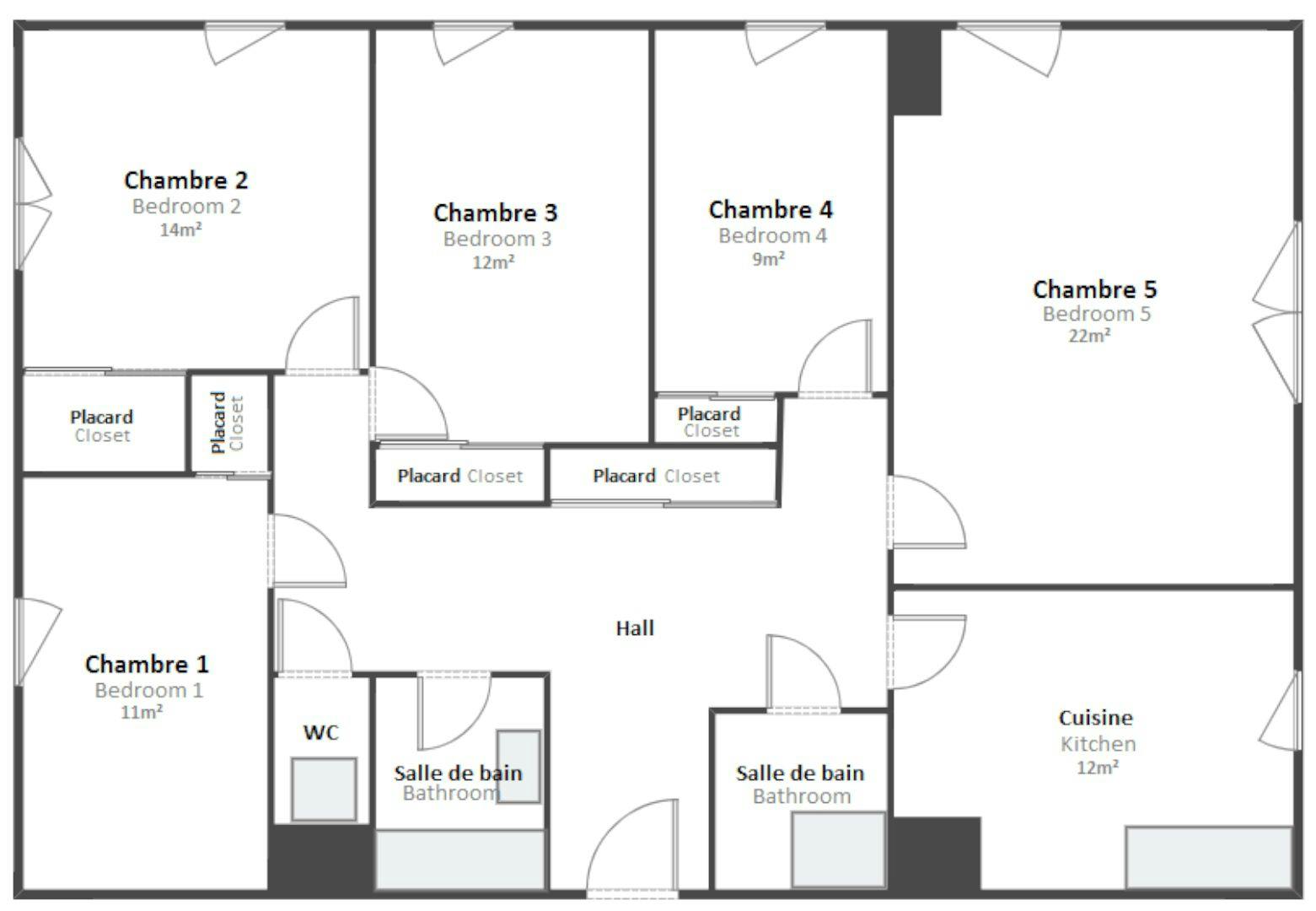 Appartamento Lione, 101m² — foto 11