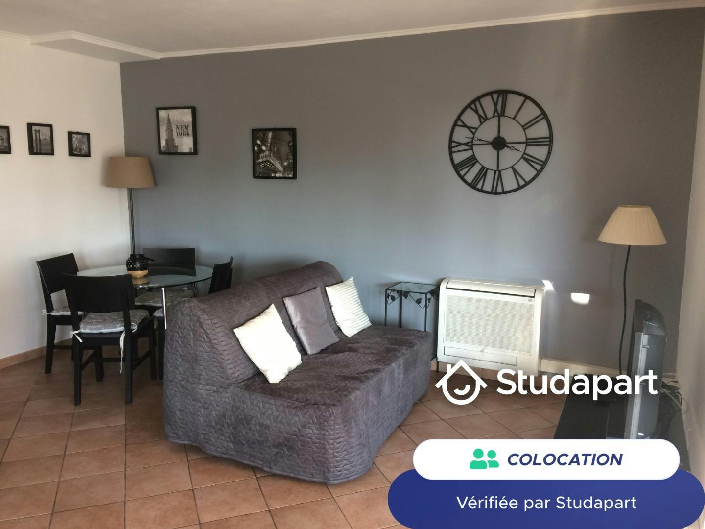 Cameră privată de închiriat pentru 600 EUR pe lună în Antibes, Boulevard du Président Wilson