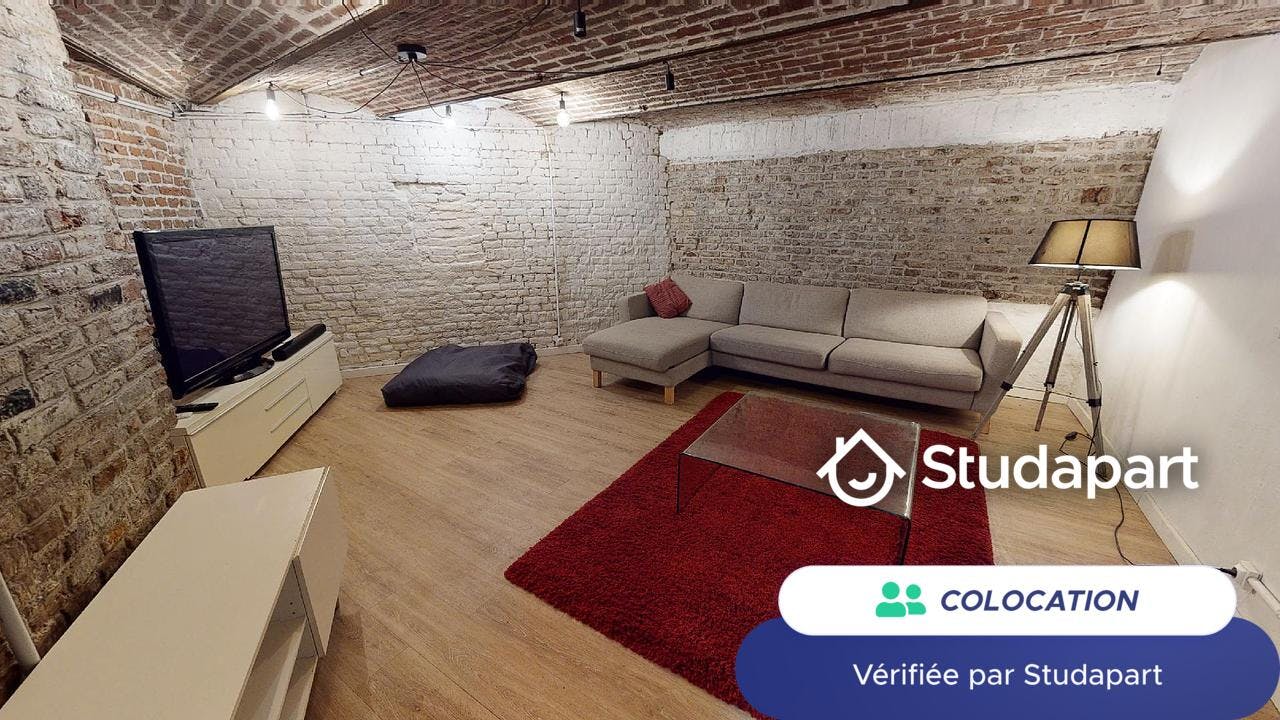 Private room for rent on Rue Jeanne Maillotte, Lille – pohled 5