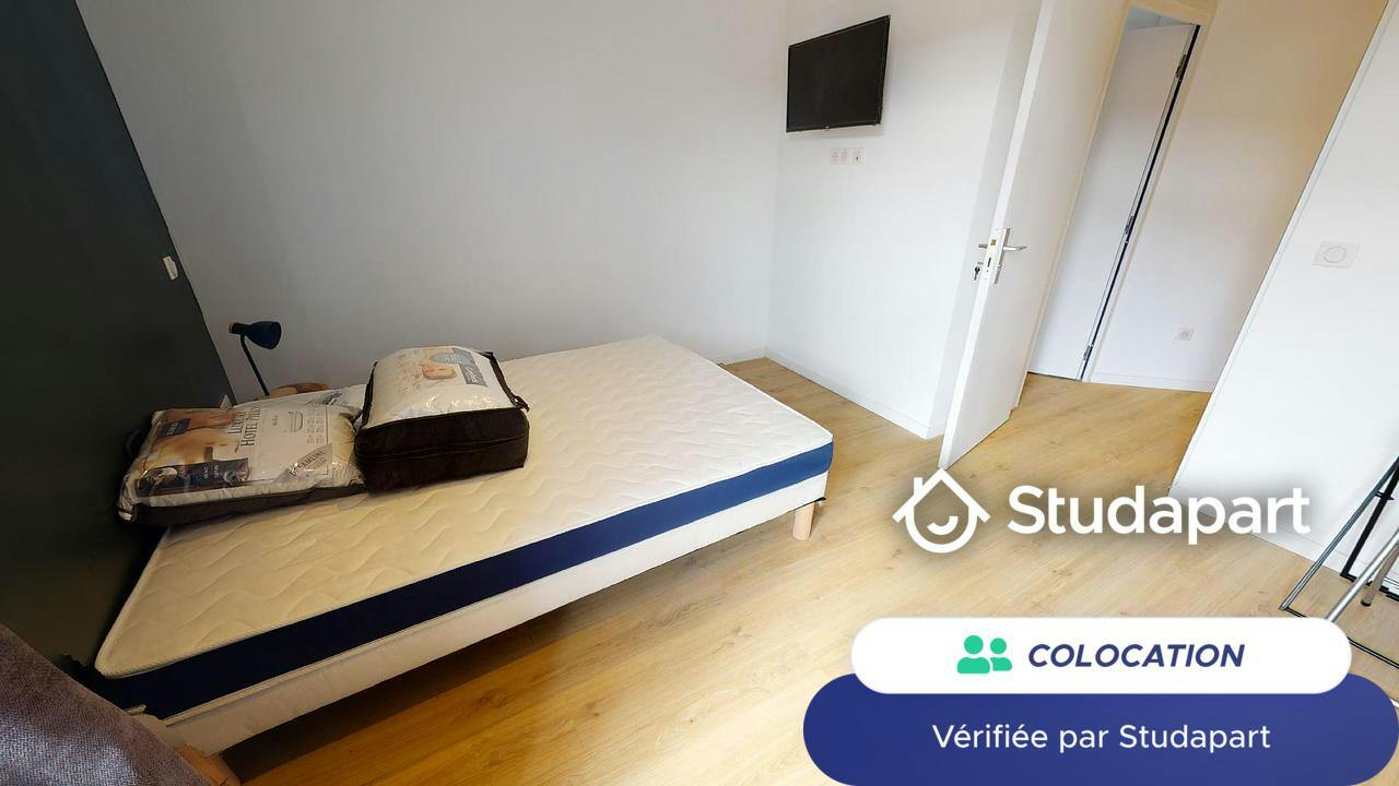 Private room for rent on Rue des Dondaines, Lille - Vue 4