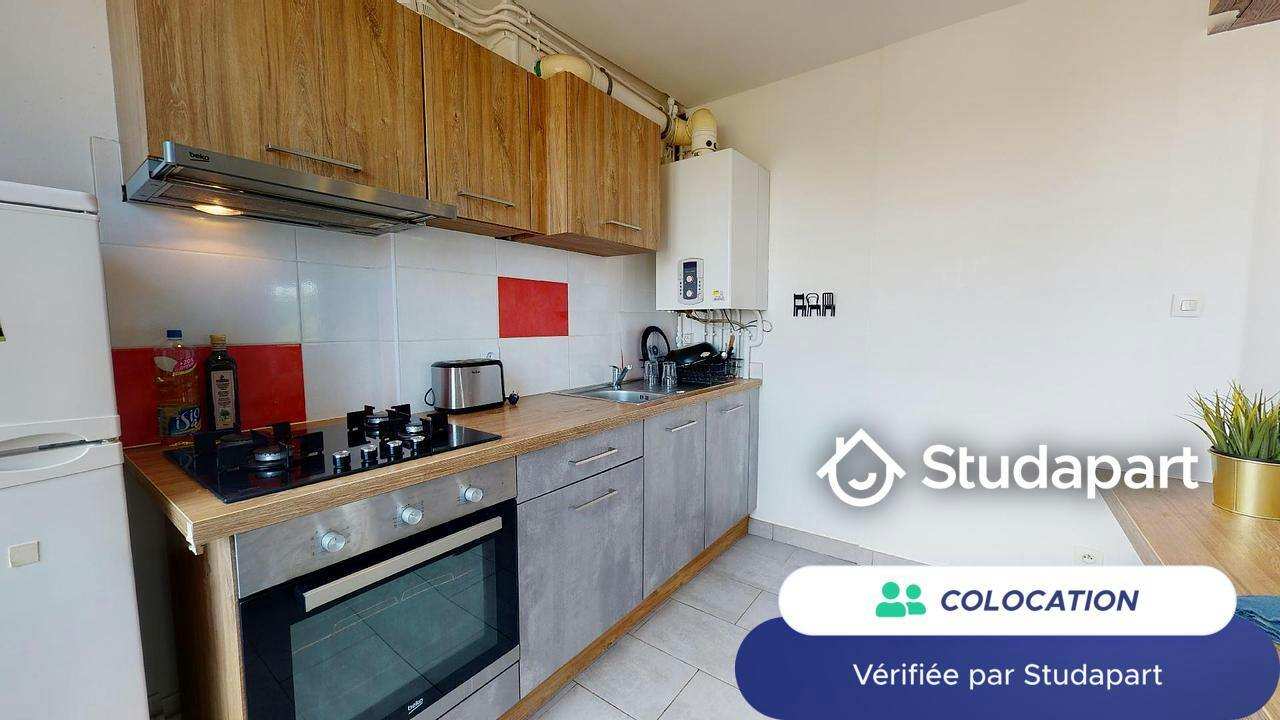 Private room for rent on Rue Hugues Guérin, Lyon - Vue 5