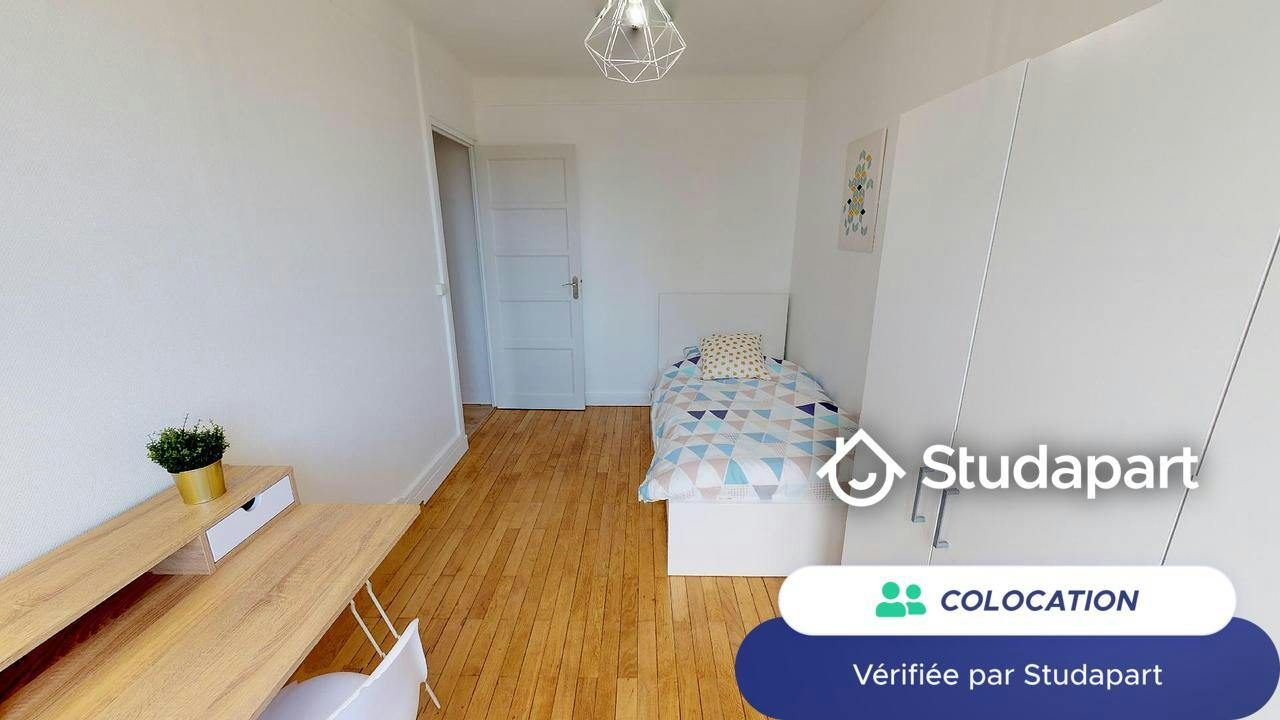 Private room for rent on Cours Richard Vitton, Lyon - Vue 3