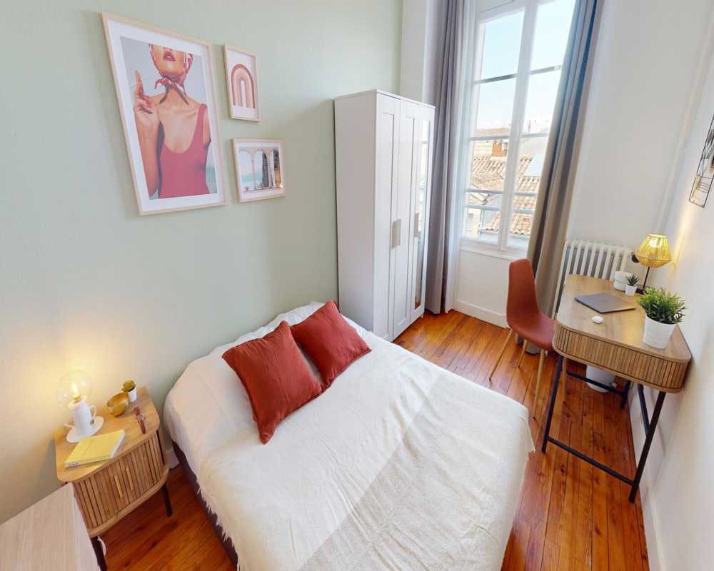 Отдельная комната сдается в аренду за 635 € в месяц в Bordeaux, Rue du Jardin public