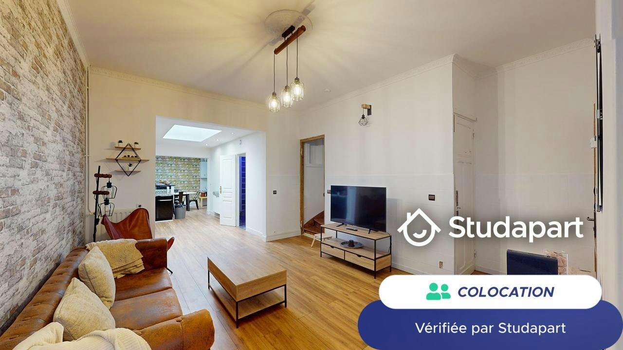 Private room for rent on Rue Druelle, Lille - Vue 5
