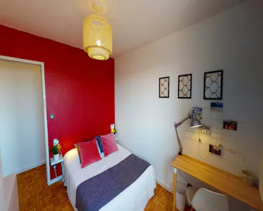 Private room for rent on Rue Marius Berliet, Lyon