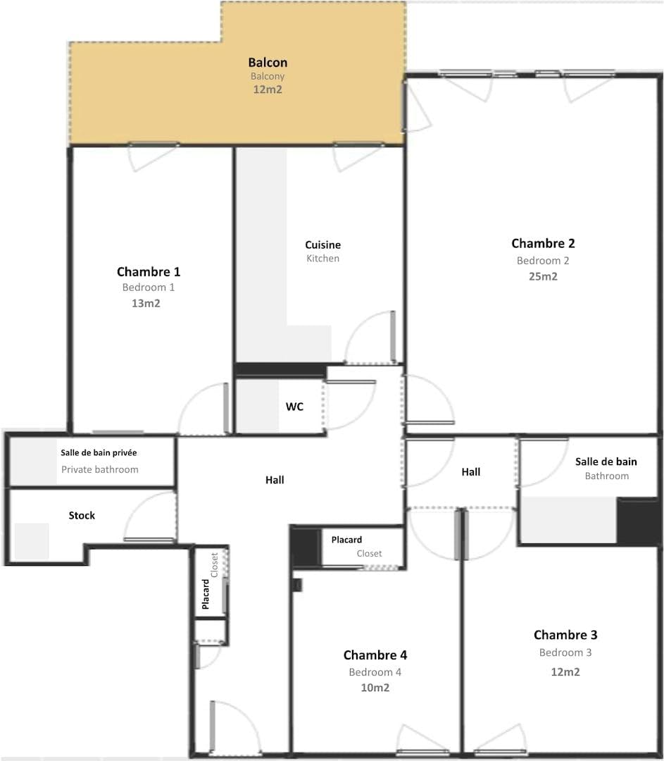 Apartment Lyon, 93m² — photo 8