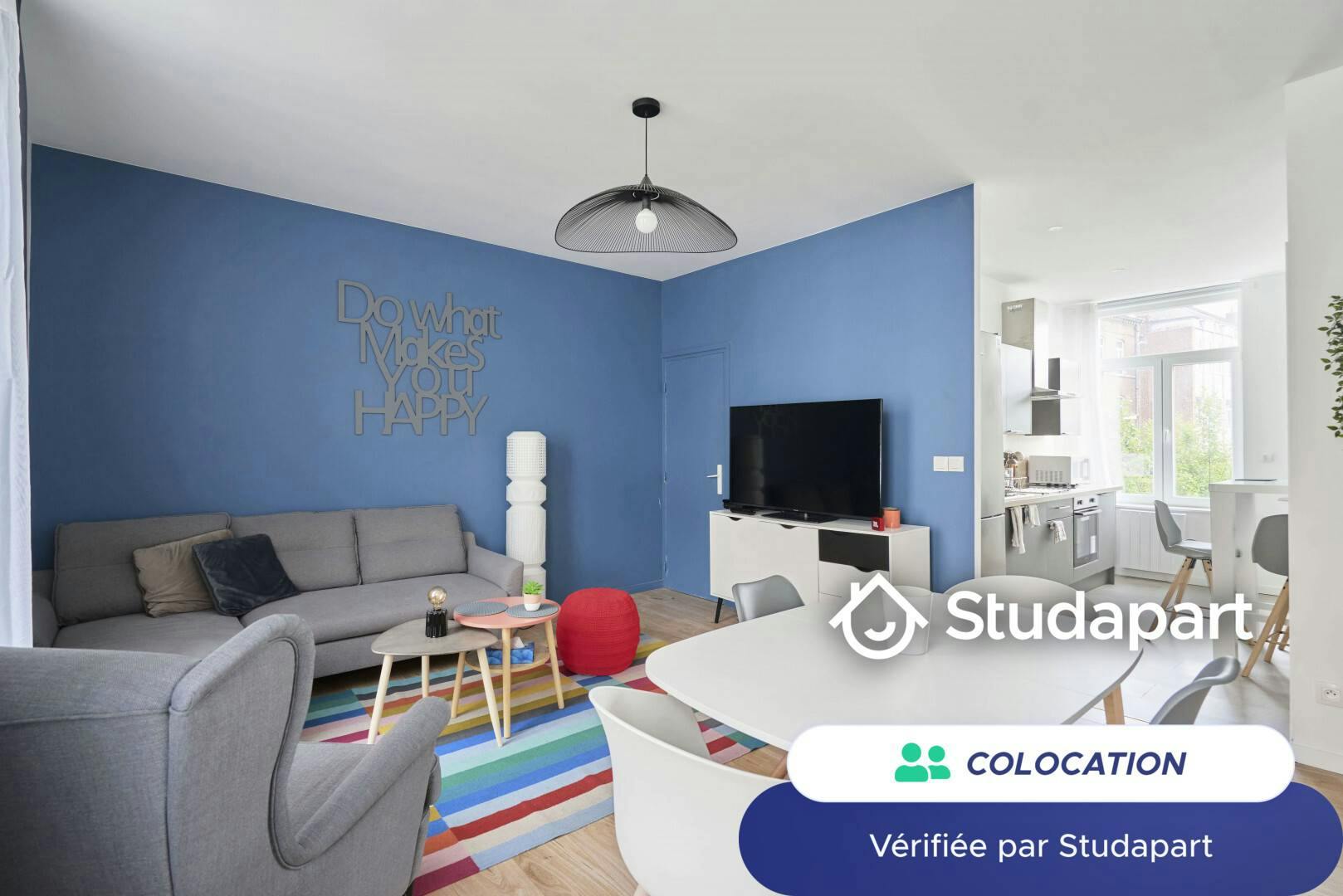 Private room for rent on Rue des Frères Vaillant, Lille - Vue 4