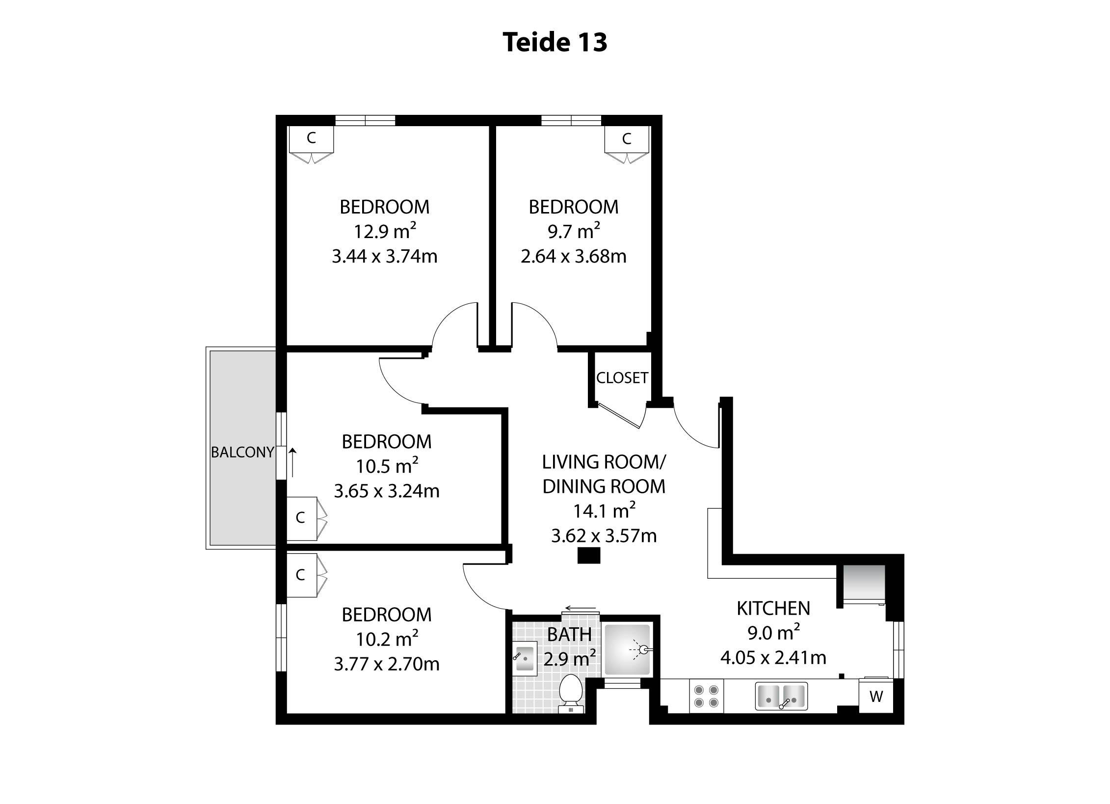 Apartment Valencia, 70m² — photo 6
