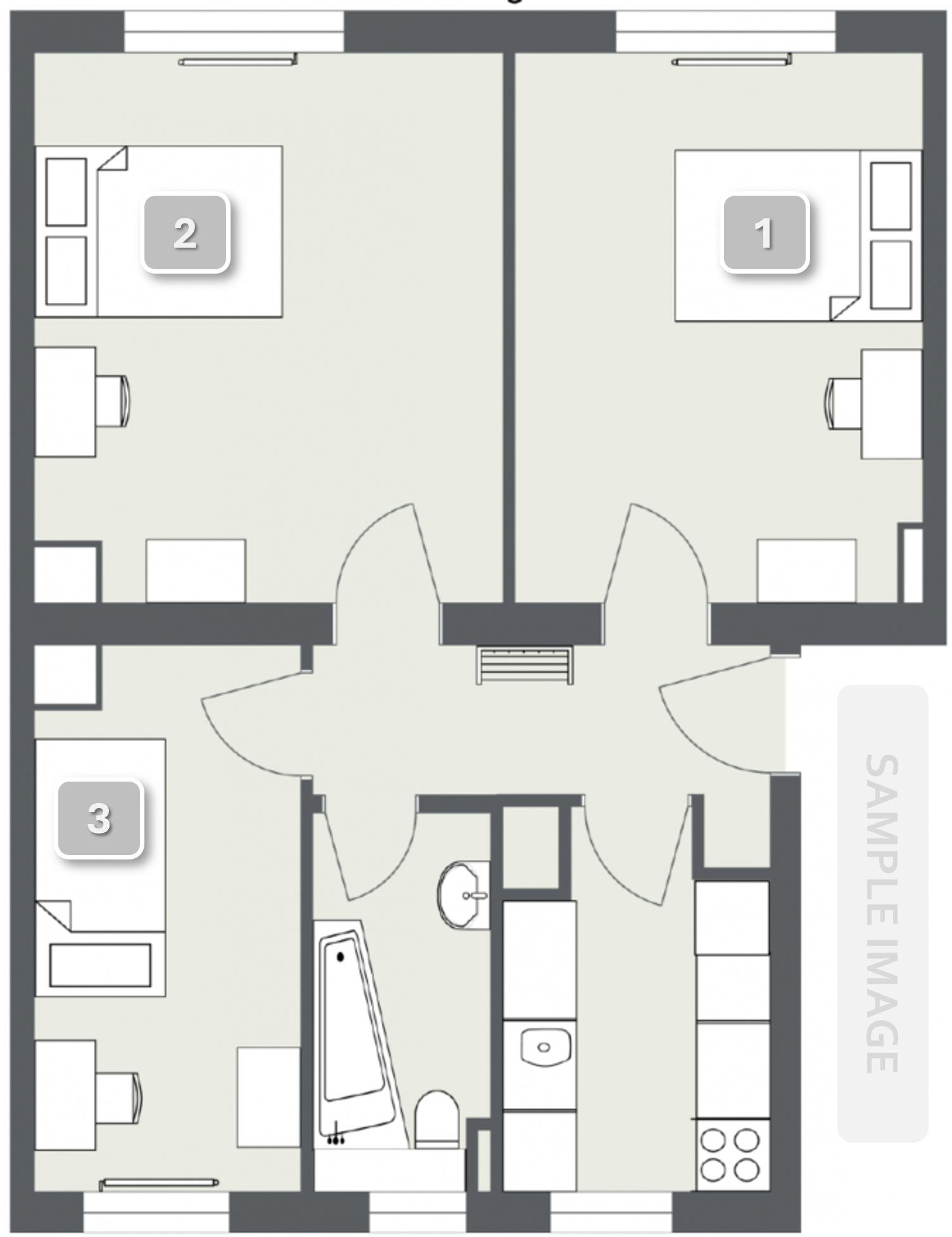 Apartment Berlin, 60m² — photo 3