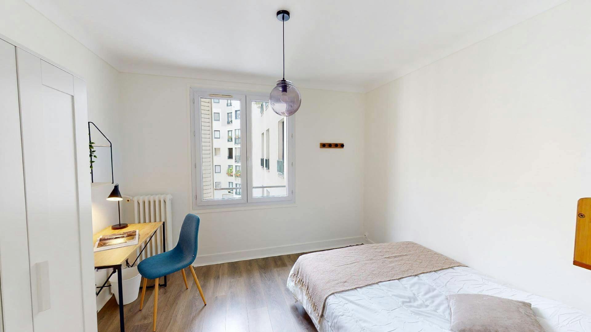 Single room Paris, 1 bed, 11m² — photo 4