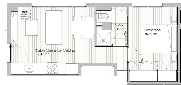 Apartment Madrid, 30m² — photo 1