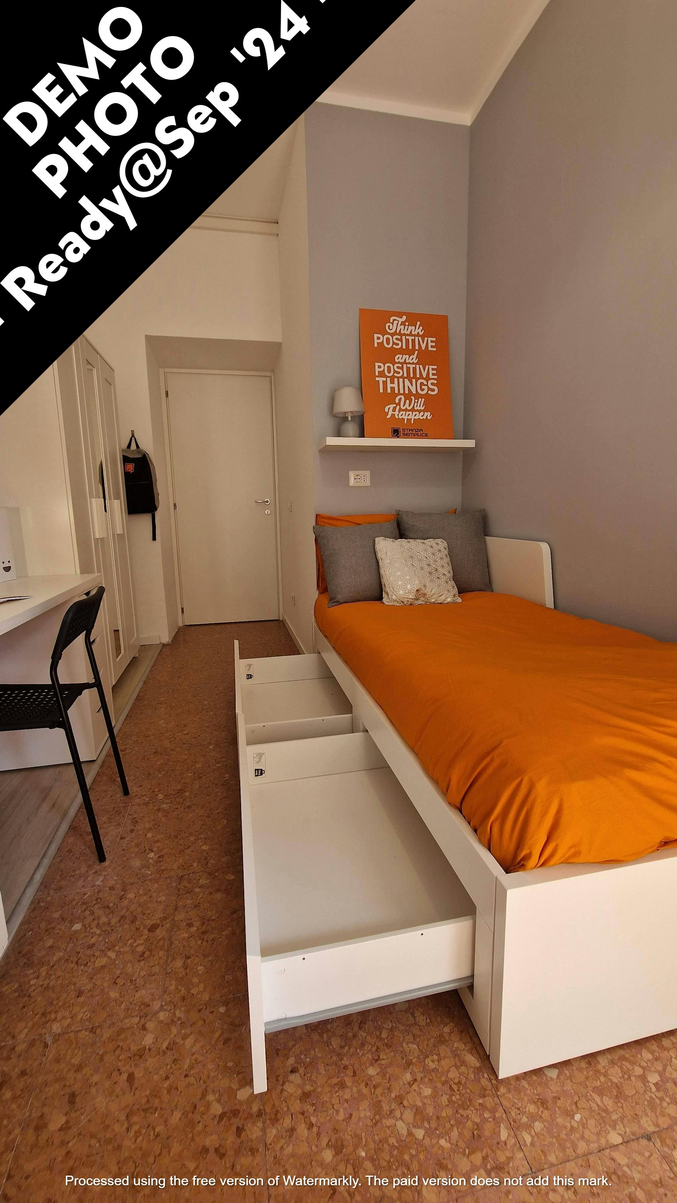 Single room Rome, 1 bed, 9m² — photo 10