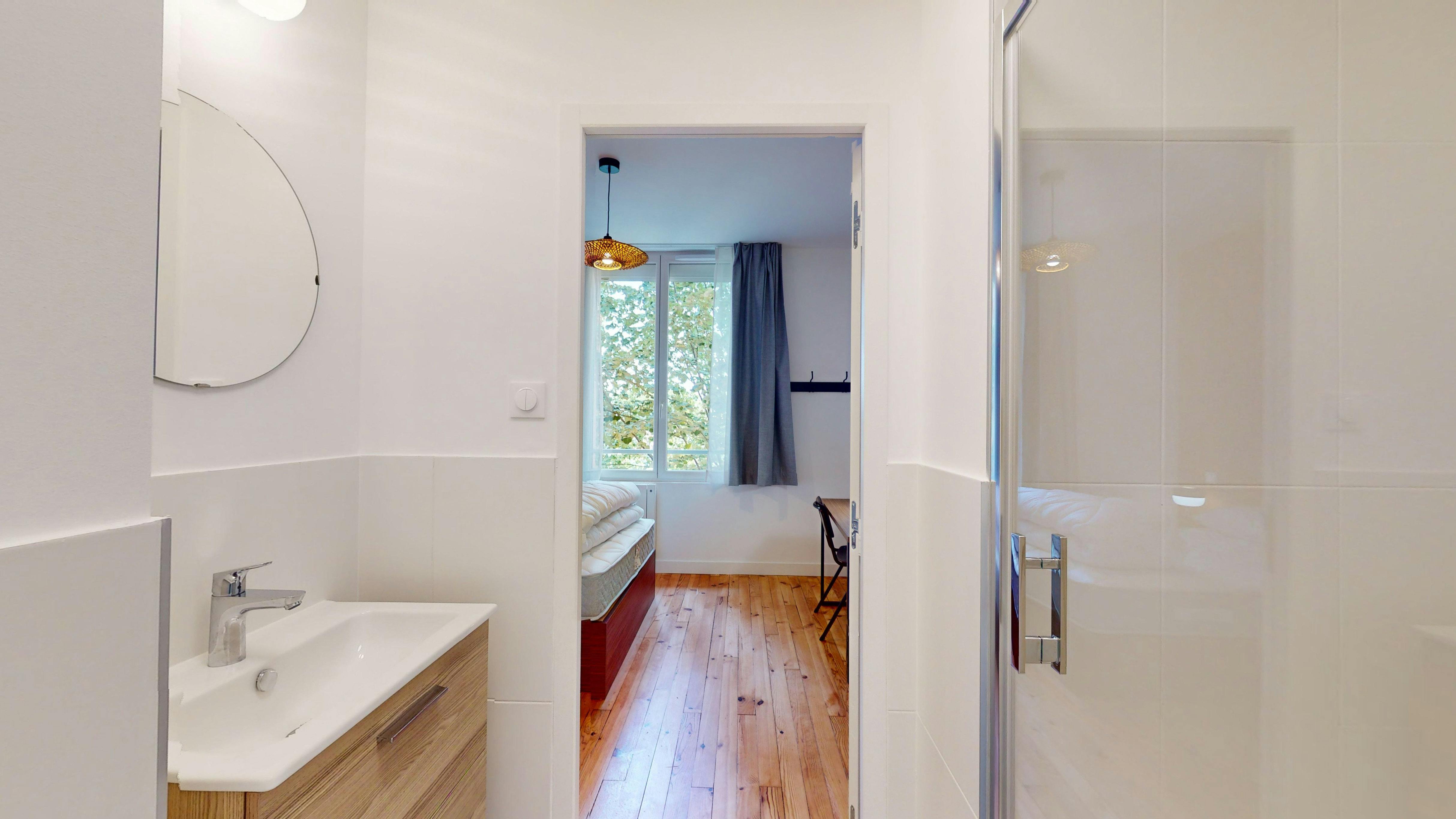 Single room Toulouse, 1 bed, 13m² — photo 23
