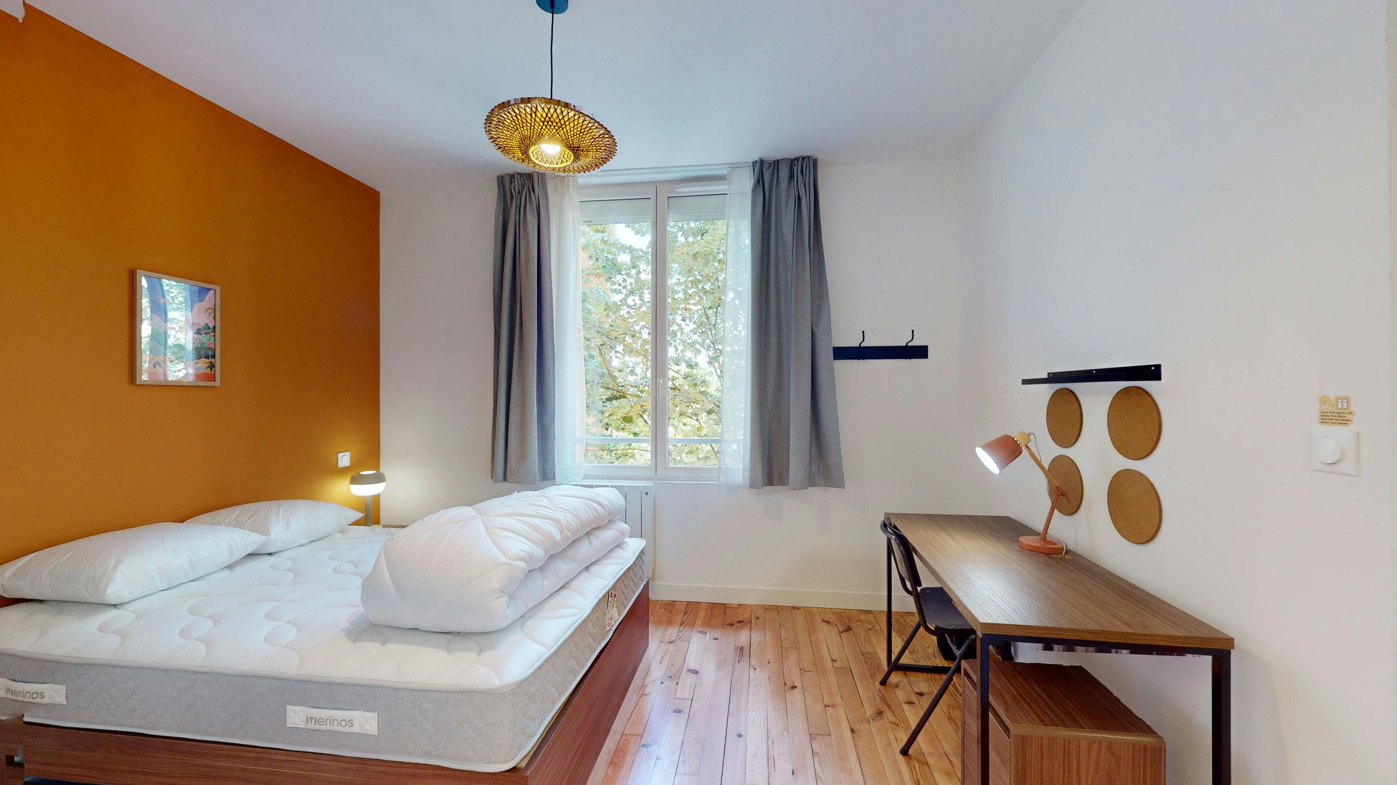 Single room Toulouse, 1 bed, 13m² — photo 27