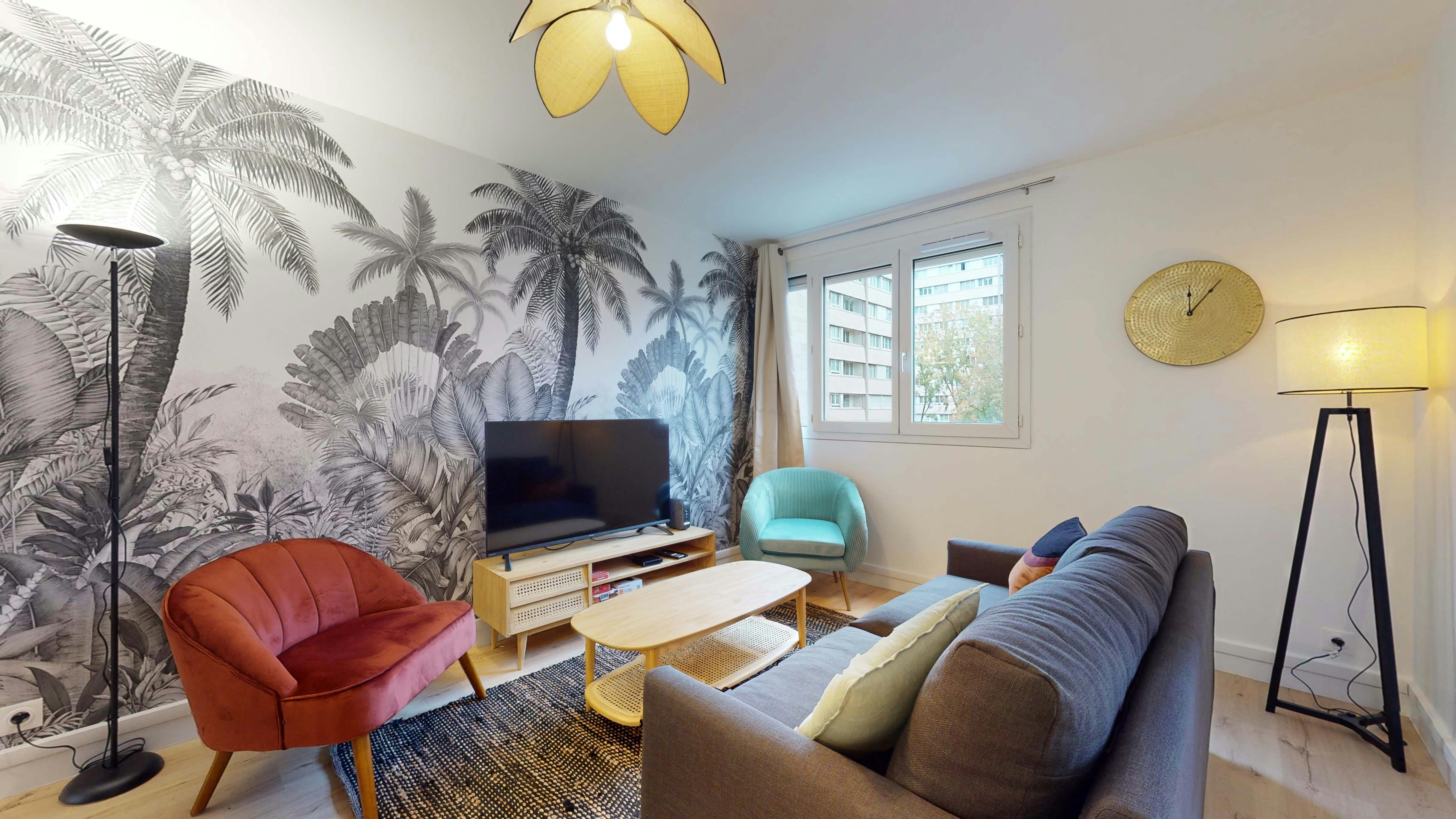 私人房间 正在以 €991 的月租出租，其位于 Puteaux, Jardins Boieldieu