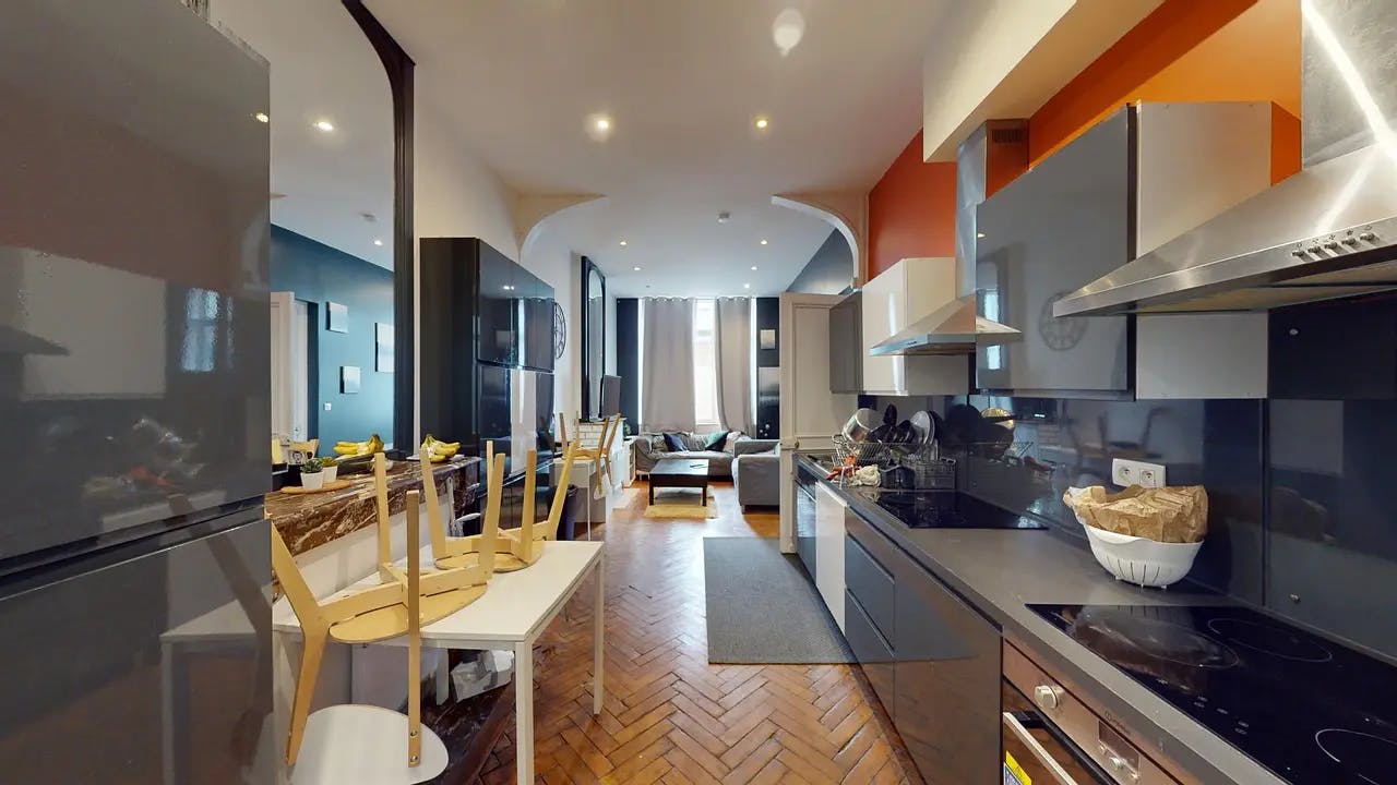 Отдельная комната сдается в аренду за 423 € в месяц в Roubaix, Rue du Collège