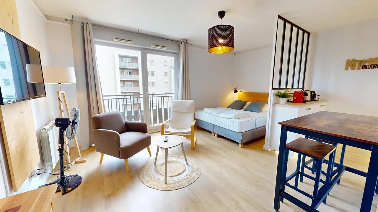 Студія за оренду для 699 EUR на місяць у Villeurbanne, Boulevard Honoré de Balzac