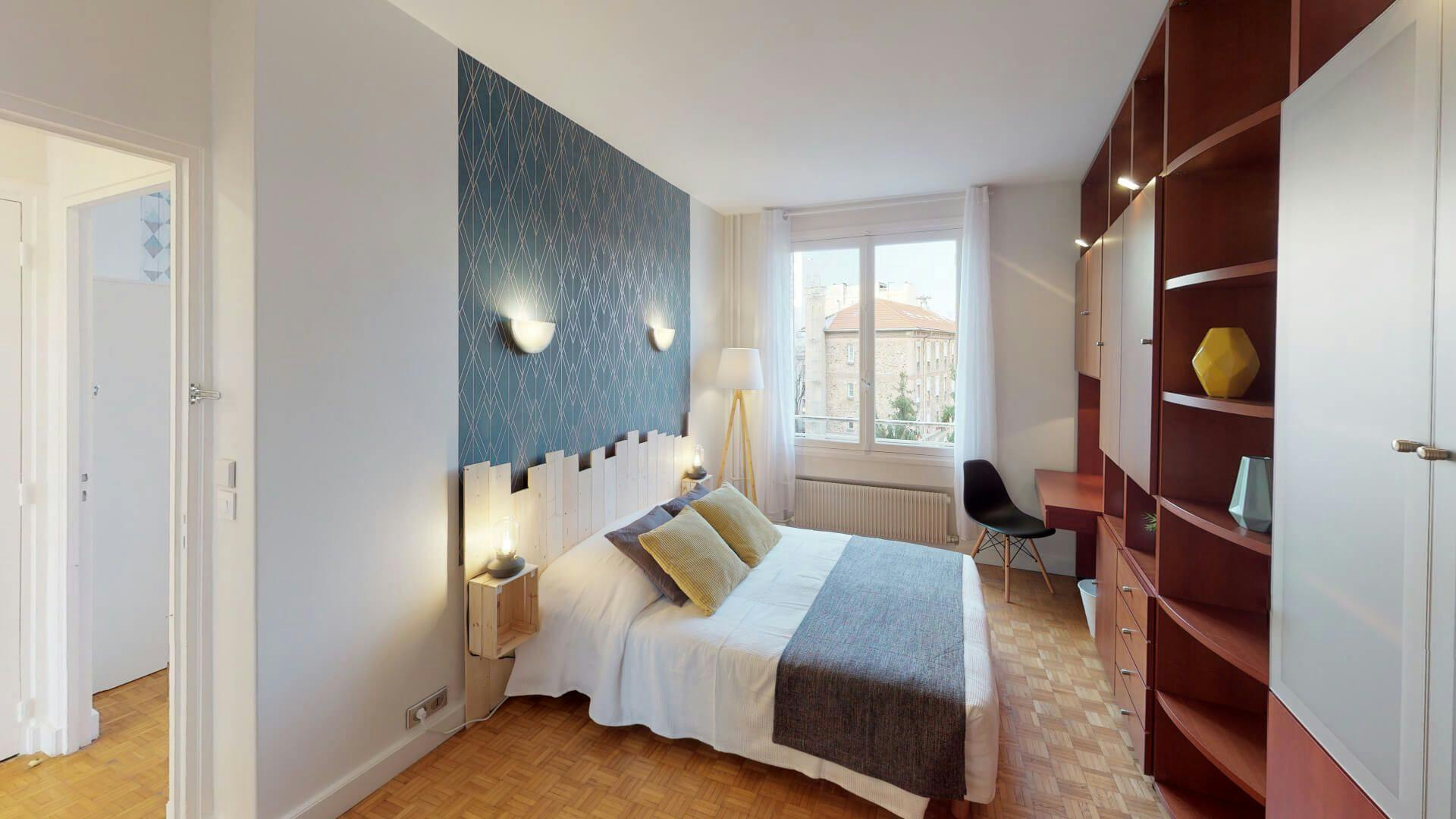 Single room Paris, 1 bed, 14m² — photo 1