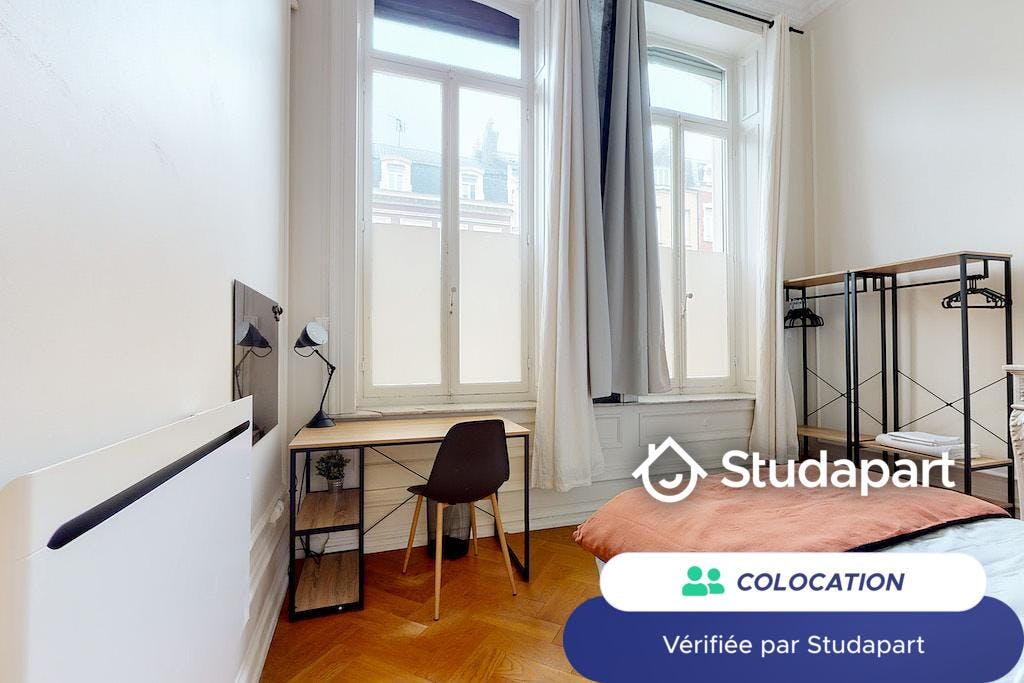 Private room for rent on Rue Solférino, Lille – pohled 4