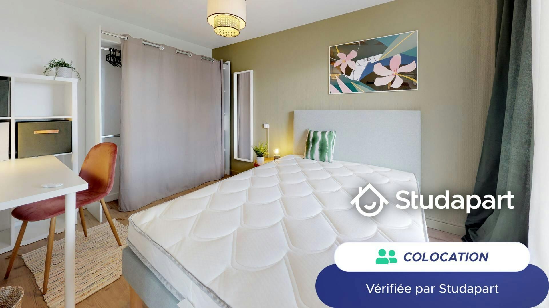 Private room for rent on Allée d'Ancely, Toulouse - Vue 5