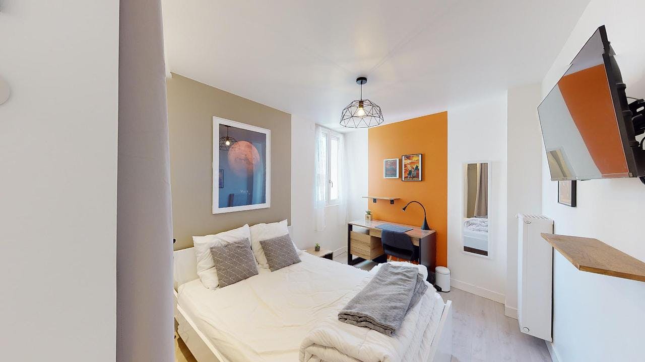 Habitación privada en alquiler por 430 € al mes en Tours, Rue Lord Byron