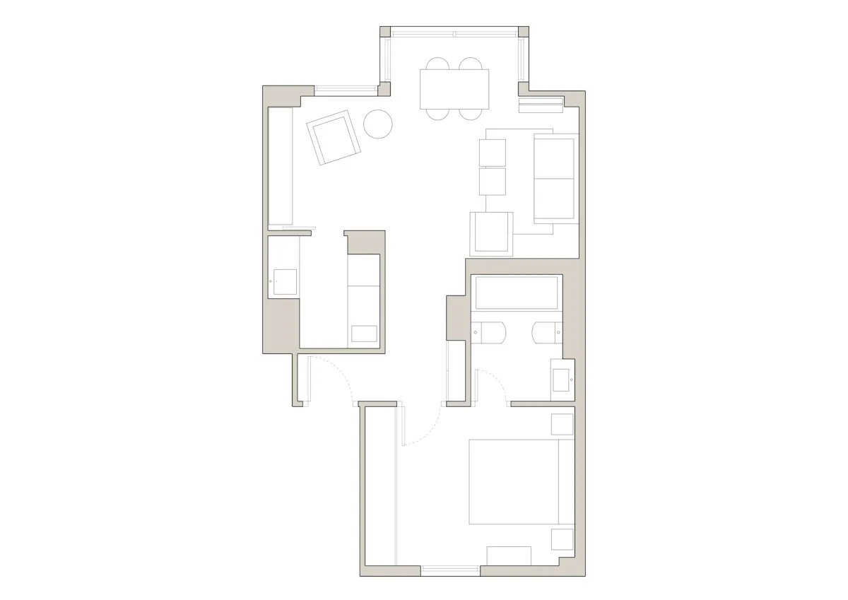 1-Bedroom Apartment in Calle de Diego de León, Madrid (1534963) DOCUMENTATION
