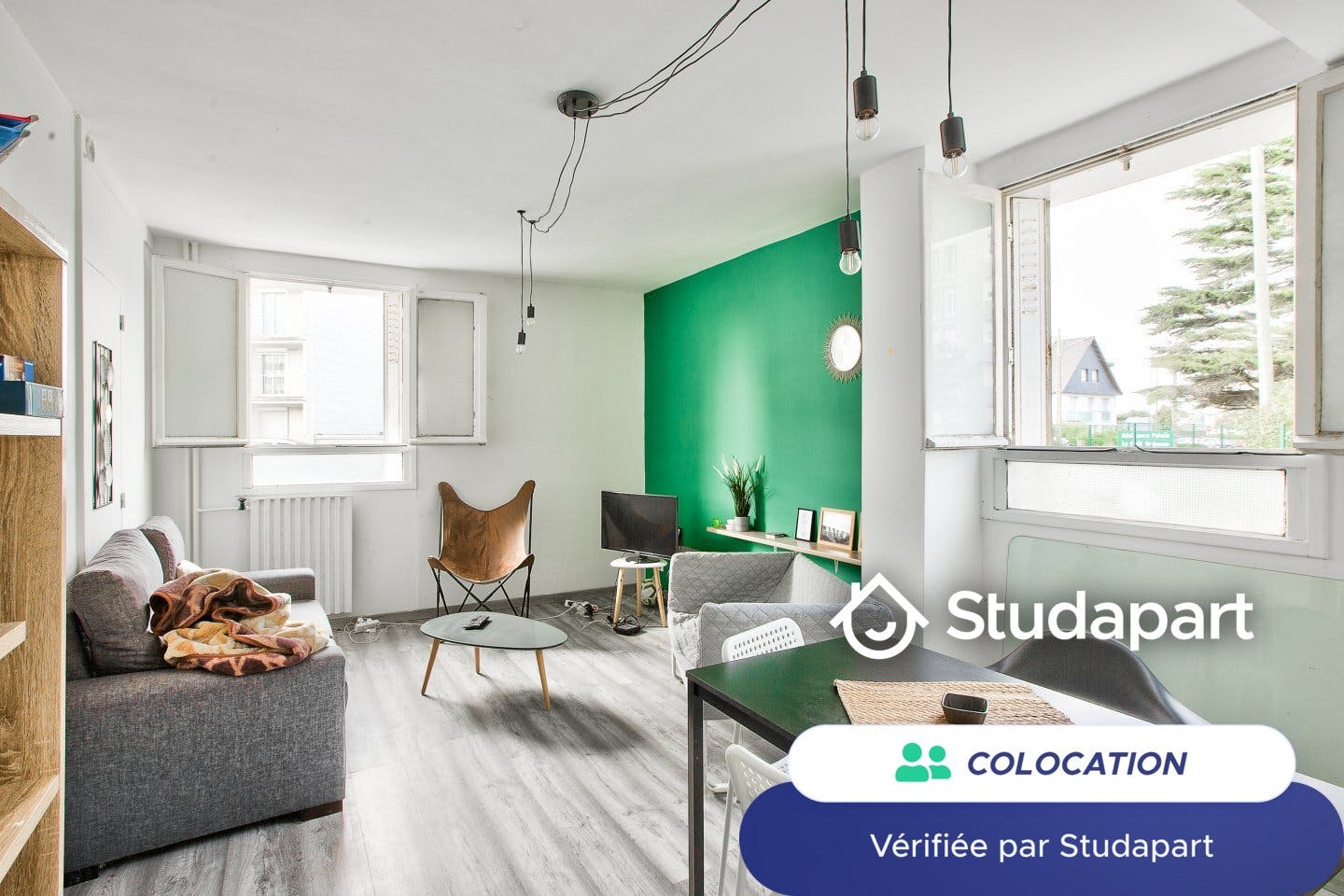 私人房间 正在以 €340 的月租出租，其位于 Saint-Brieuc, Rue Gustave Eiffel