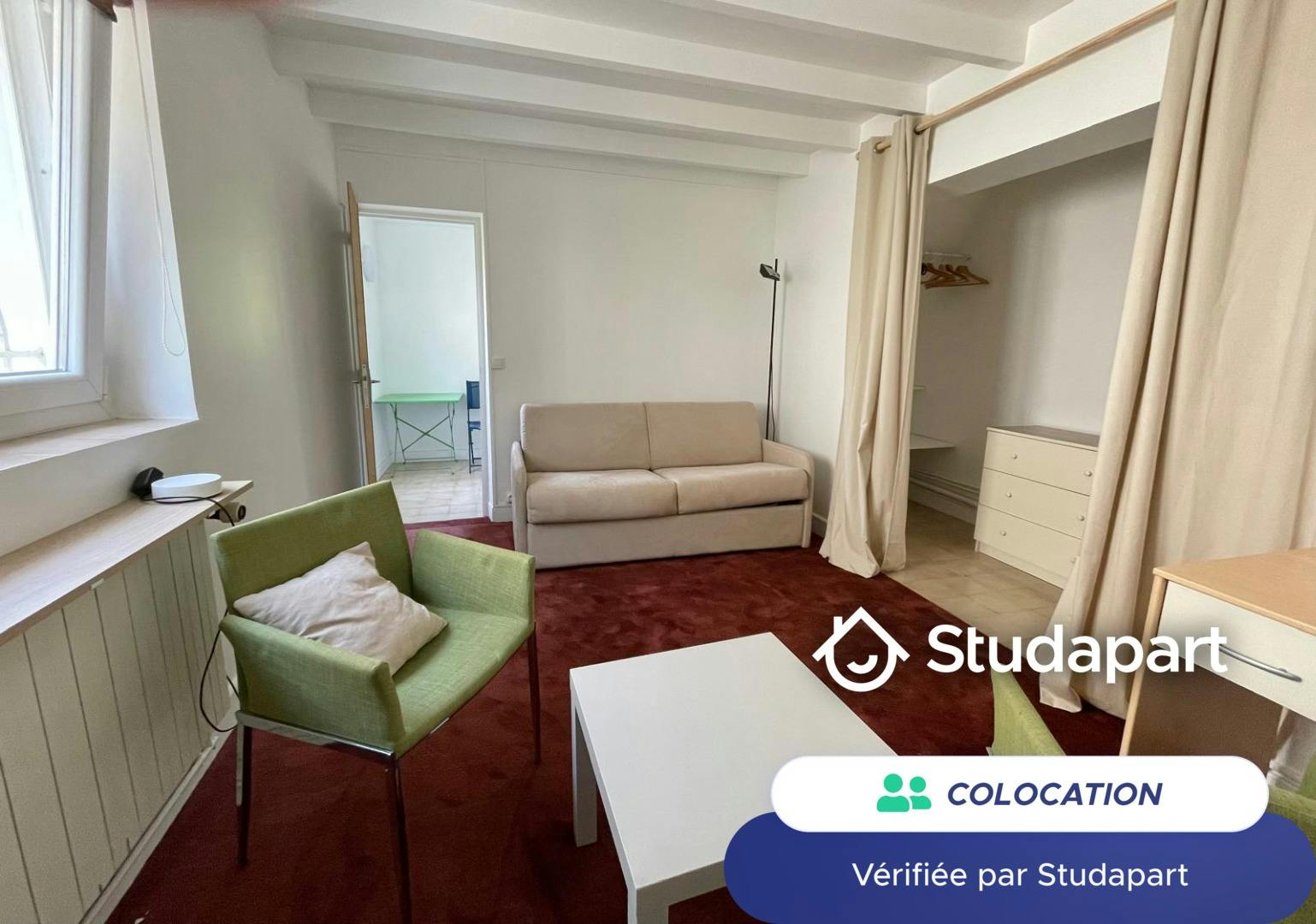 Private room for rent for €820 per month in Meudon, Rue Descartes