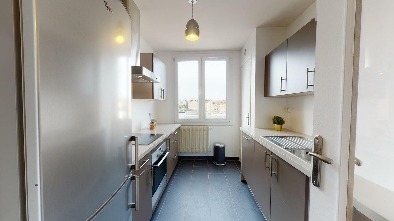 Single room Villeurbanne, 1 bed, 10m² — photo 3